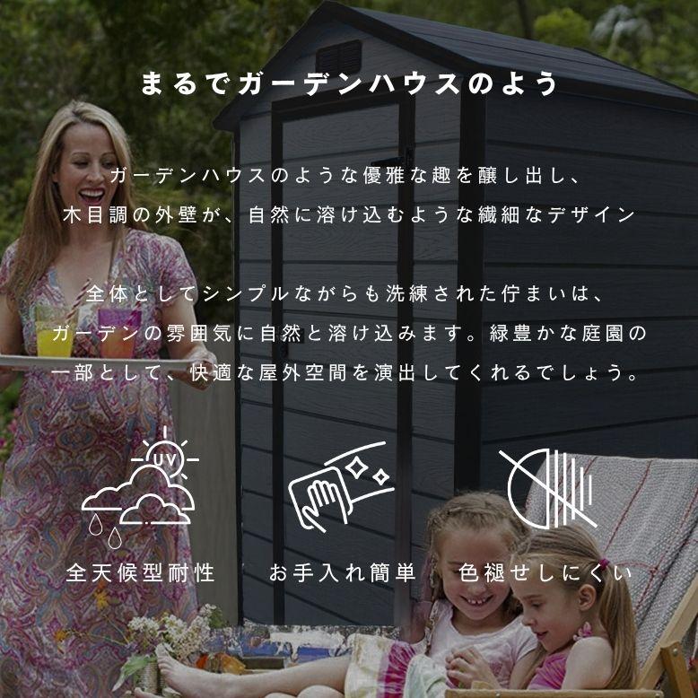 物置 大型物置 屋外 収納庫 小屋 収納 おしゃれ グレー 大容量 倉庫