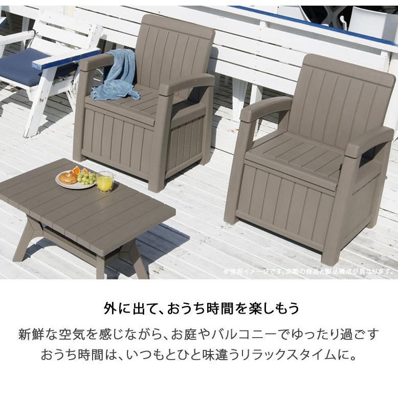 ガーデンチェア2点セット 丈夫　錆びにくい　屋外　屋内　兼用　白系 ガーデン テーブル セット チェア 錆びない diy ガーデンファニチャー