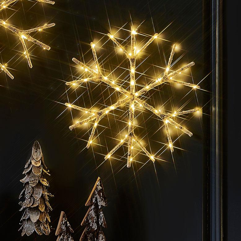 インテリア 北欧 飾り おしゃれ 白樺 クリスマス LEDライト