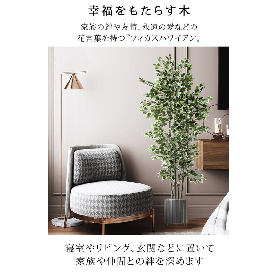 光触媒　人工観葉植物　ウォールグリーン　フェイクグリーン　ハワイアンフィカス16 人工観葉植物 フェイクグリーン 観葉植物 造花 インテリア フィカス