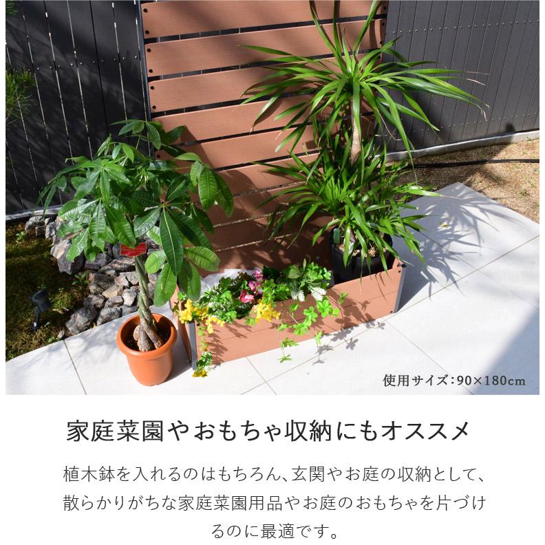 プランター付き 高さ150cm プランター付き目隠しフェンス 56×150cm