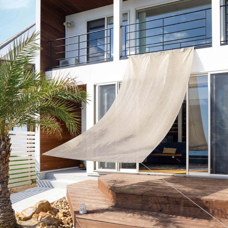日よけ シェード 幅180 サンシェード バルコニー 撥水 UVカット 紫外線