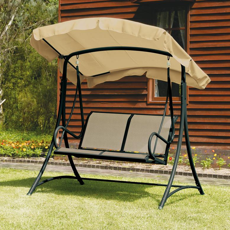 ベンチ 屋外 ガーデンベンチ ロッキングチェア おしゃれ スイング ハンギング ハンモックチェア シェード ガーデニング ロッキングベンチ ライトブラウン tkd1 |  | 09