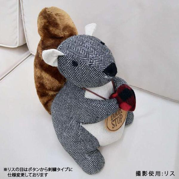 ドアストッパー 室内 おしゃれ かわいい ぬいぐるみ 犬 イヌ ペンギン リス ハ リネズミ ウサギ 動物 アニマルドアストッパー 3個セット |  | 04