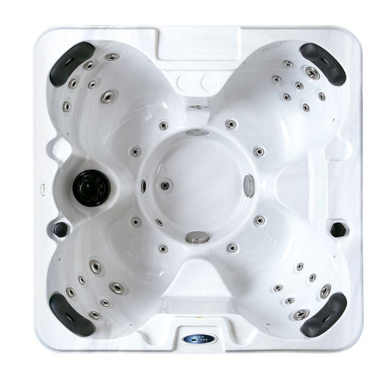 受注生産 ジェットバス プール 大型スパ 埋め込み式 置き型 ジャグジー 3-4人用 水量600L SPA 横幅1600×奥行1600×高さ850mm M-3501 | DEPOS | 07