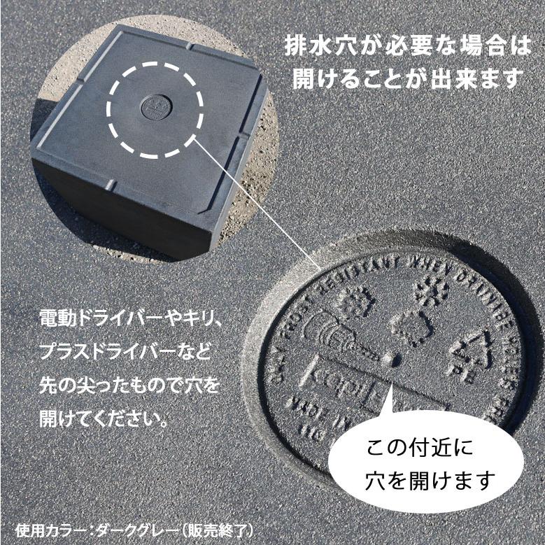 植木鉢 大型植木鉢 Capi キューブポット スムース 30cm  送料無料  鉢カバー 角型  カピ ブラック kbl902 ライトグレー kgr902 |  | 15