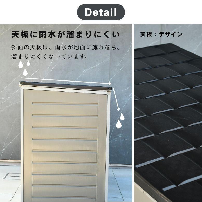 物置 ゴミ箱 おしゃれ 収納庫 屋外収納  ストッカー 園芸用品 ガーデニング  屋外 小型 大型タイヤ DIY キャンプ 中型 小屋 ニュー マックス【大型宅配便】 |  | 07