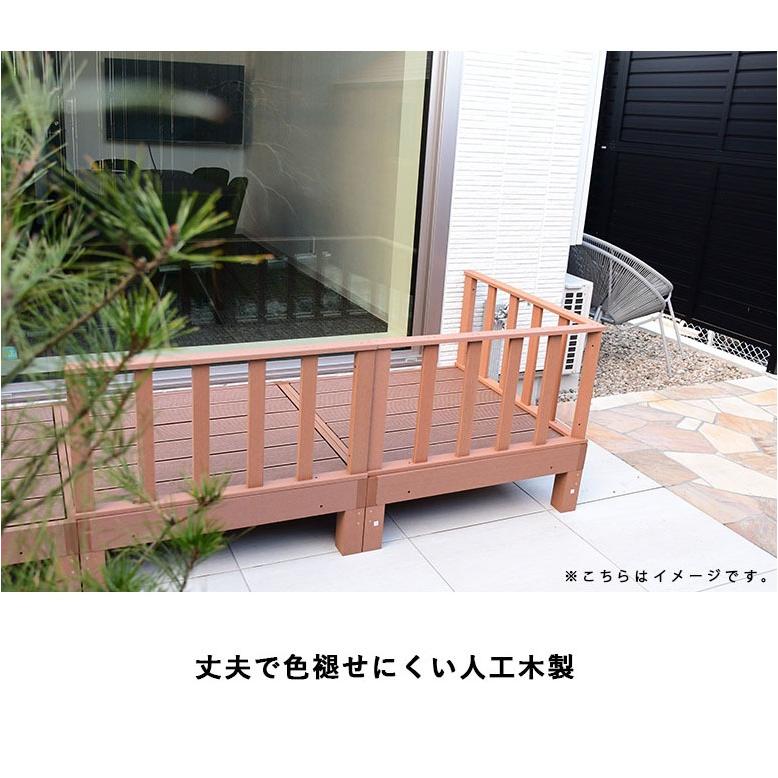 ウッドデッキ 樹脂 人工木 ガーデン おしゃれ 0.25坪 人工木