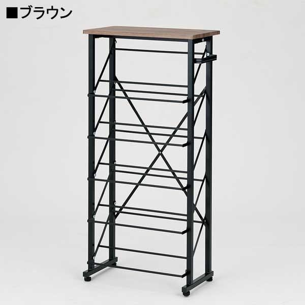 収納 靴 棚付き 片付け スリムタイプ オープンタイプ ヴィンテージ調