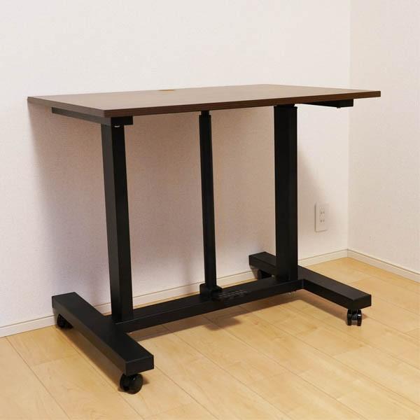 インテリアテーブル デスク 天板幅90cm 昇降テーブル 高さ調整 新生活