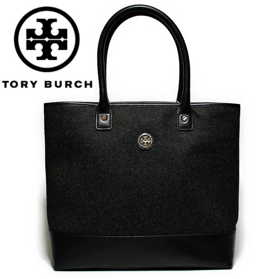 トリーバーチ バッグ トートバッグ ブラック Tory Burch  Flannel Jaden Tote Black | TORY BURCH
