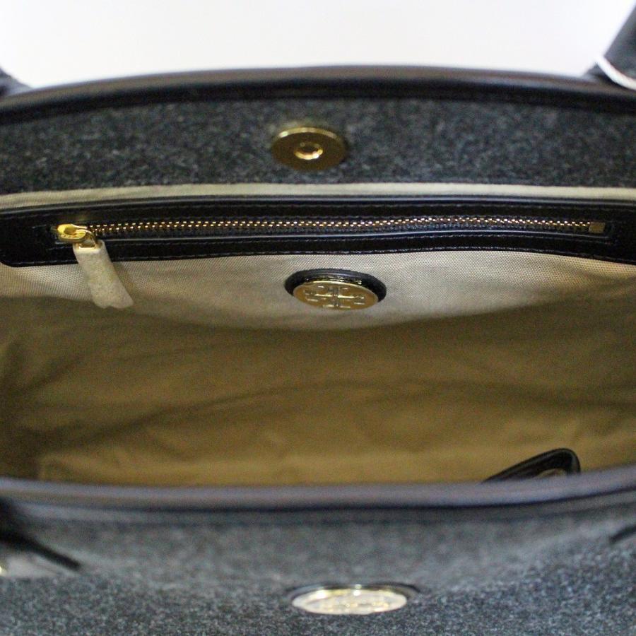 トリーバーチ バッグ トートバッグ ブラック Tory Burch  Flannel Jaden Tote Black | TORY BURCH | 02