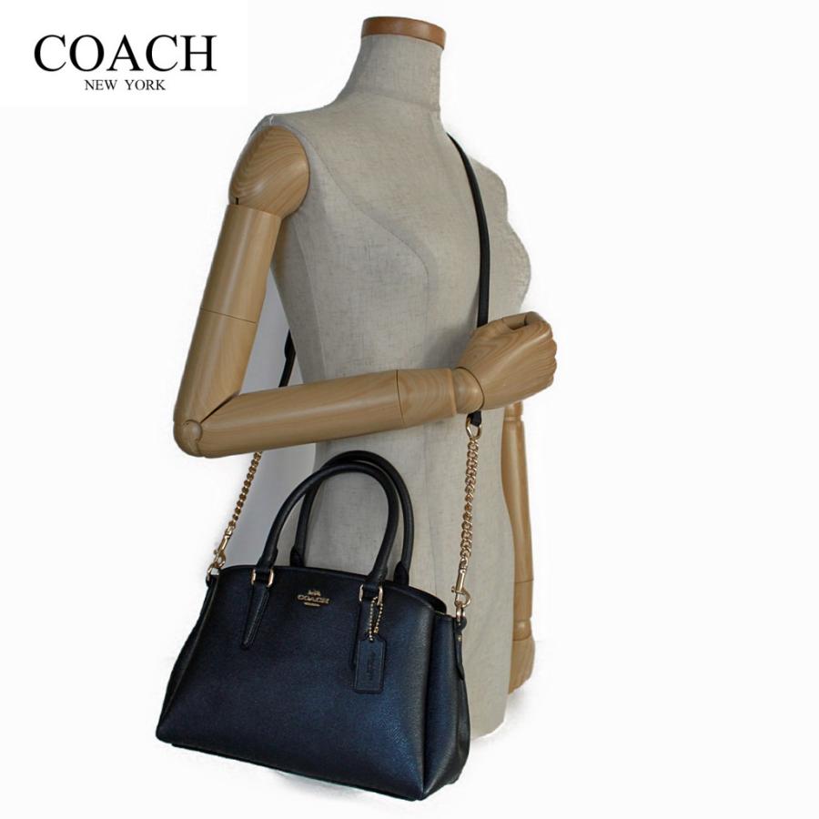 コーチ バッグ ショルダーバッグ レディース アウトレット レザー ミニバッグ ミッドナイト COACH MINI SAGE CARRYALL | COACH | 02