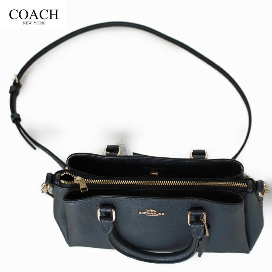 コーチ バッグ ショルダーバッグ レディース アウトレット レザー ミニバッグ ミッドナイト COACH MINI SAGE CARRYALL | COACH | 04