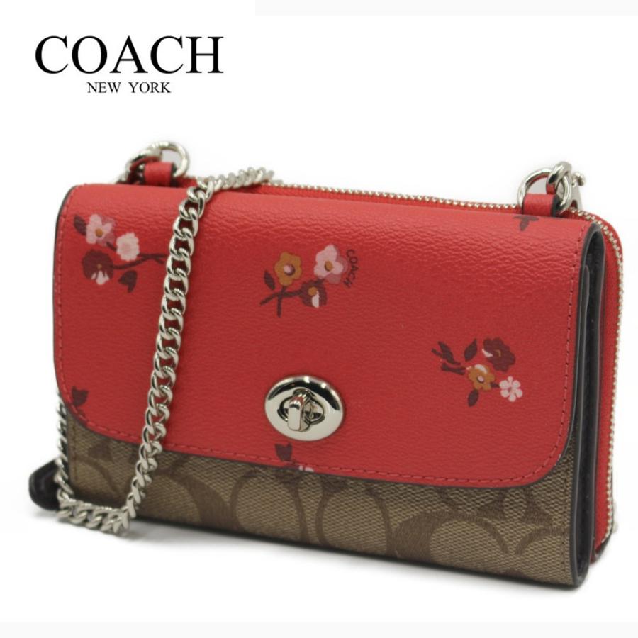 コーチ バッグ ショルダーバッグ フラップ フォン チェーン ミニバッグ シグネチャー クロスボディーCOACH CROSSBODY IN SIGNATURE CANVAS |  | 02