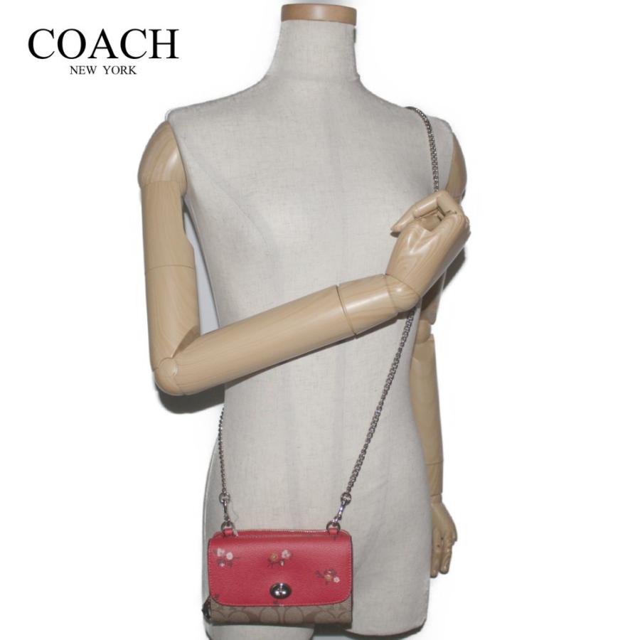 コーチ バッグ ショルダーバッグ フラップ フォン チェーン ミニバッグ シグネチャー クロスボディーCOACH CROSSBODY IN SIGNATURE CANVAS |  | 03
