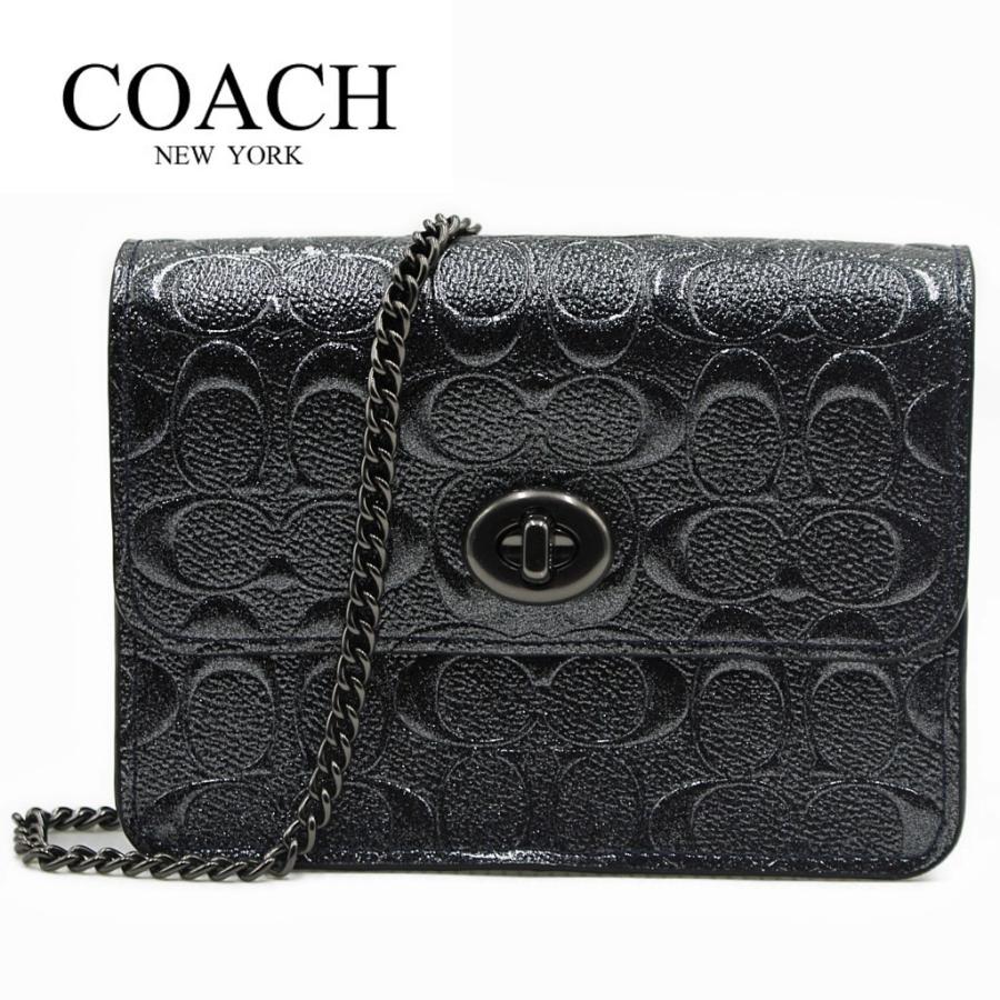 コーチ バッグ ミニショルダーバッグ シグネチャー ブラック アウトレット COACH BOWERY CROSSBODY IN SIGNATURE LEATHER | COACH