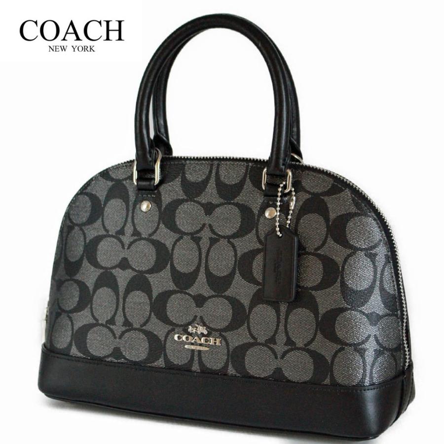 【希少カラー】 コーチ シエラ ドーム型 ミニショルダーバッグ ダークブラウン コーチ ショルダーバッグ COACH レディース シグネチャー 2way