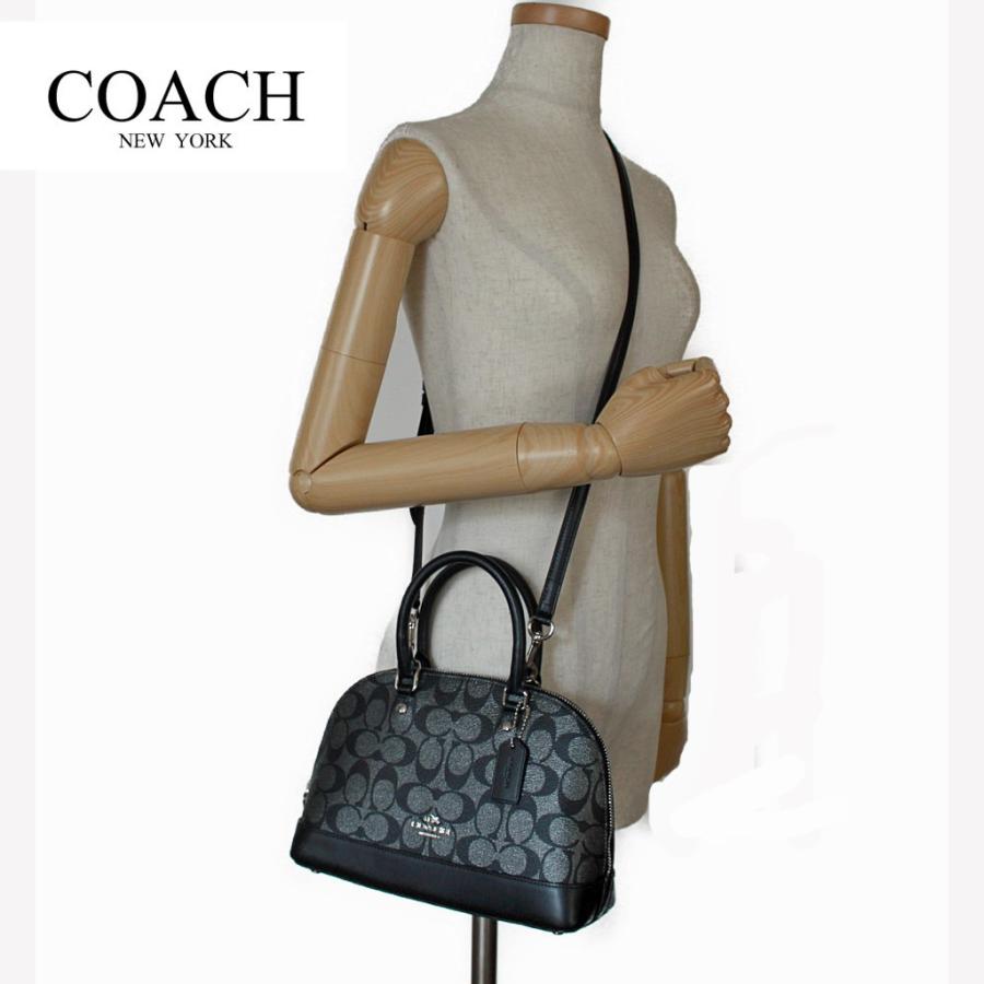 【希少カラー】 コーチ シエラ ドーム型 ミニショルダーバッグ ダークブラウン COACH コーチ ショルダーバッグ アウトレット 斜め掛け クロス
