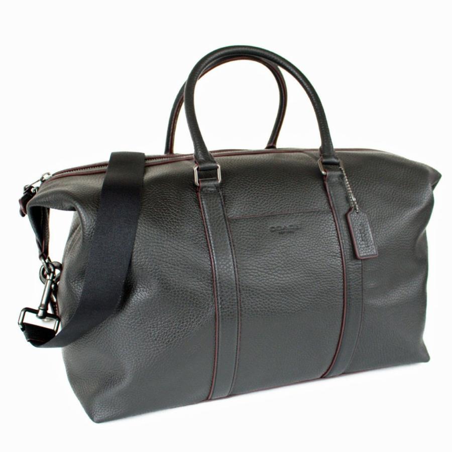 コーチ メンズバッグ 2WAY レザーボストンバッグ COACH TREKKER BAG LEATHER BLACK | COACH | 01