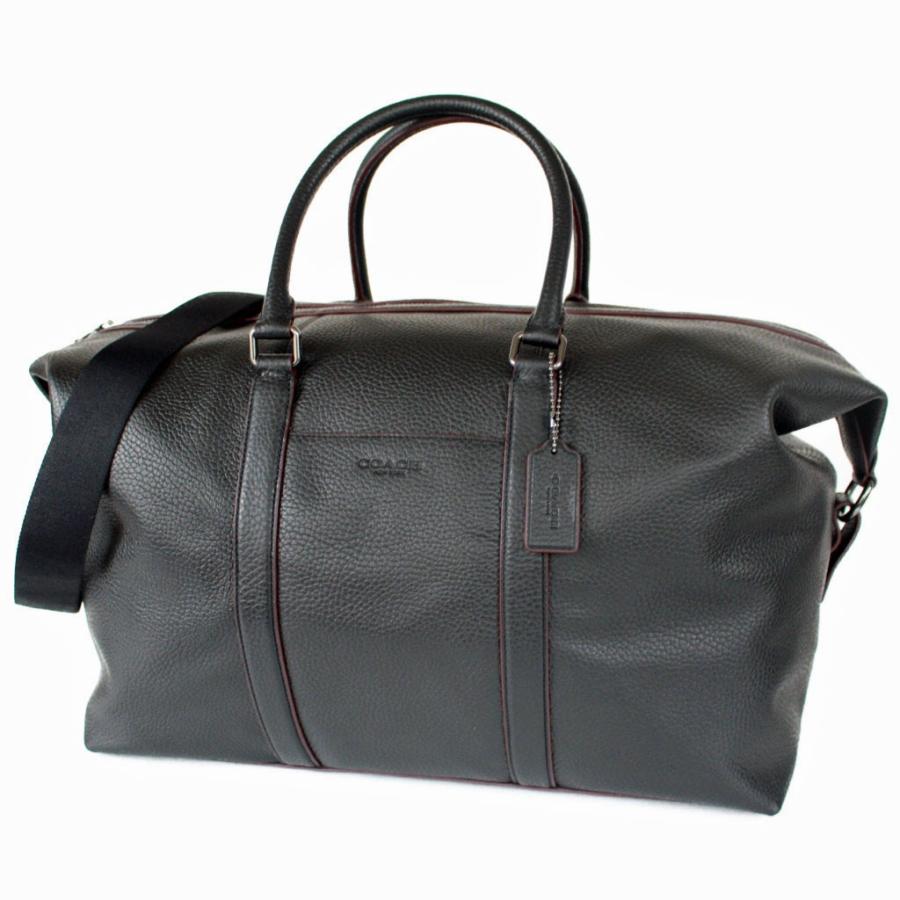 コーチ メンズバッグ 2WAY レザーボストンバッグ COACH TREKKER BAG LEATHER BLACK | COACH | 02
