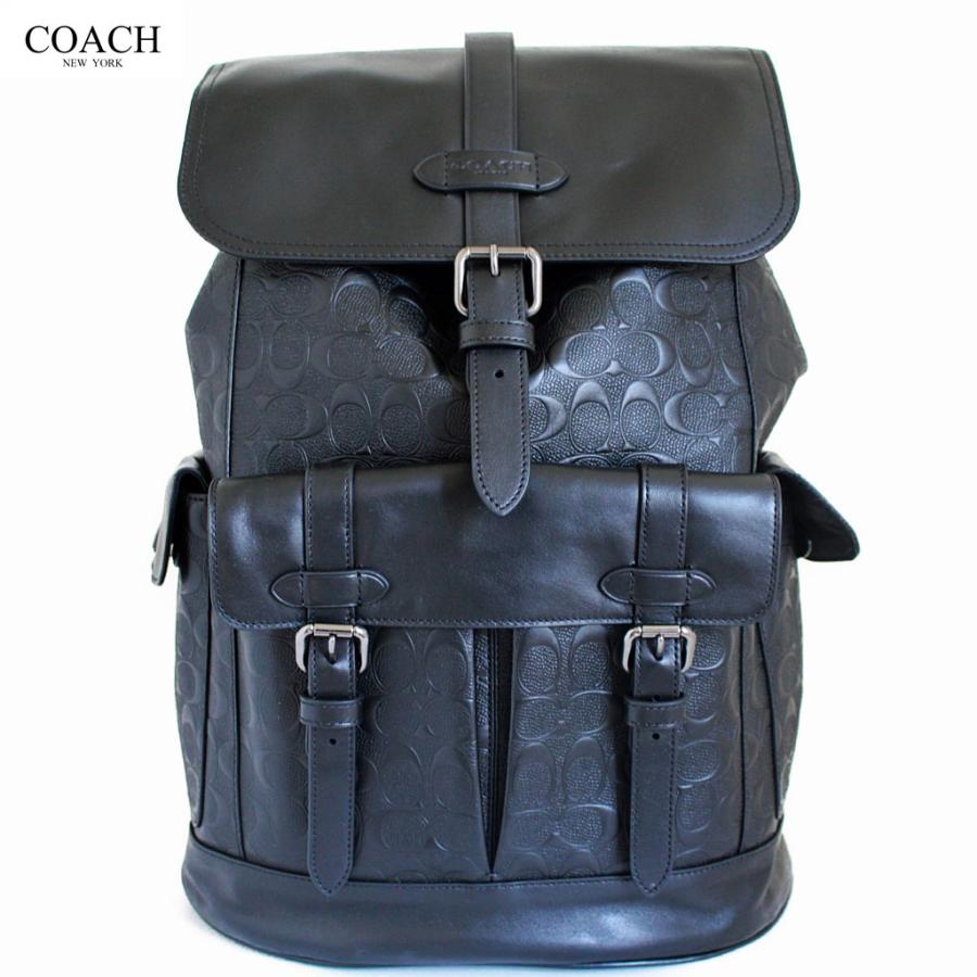 コーチ COACH リュック バックパック　シボ革 ハドソン　ブラック 黒 Amazon | [コーチ] バッグ メンズ リュック リュックサック