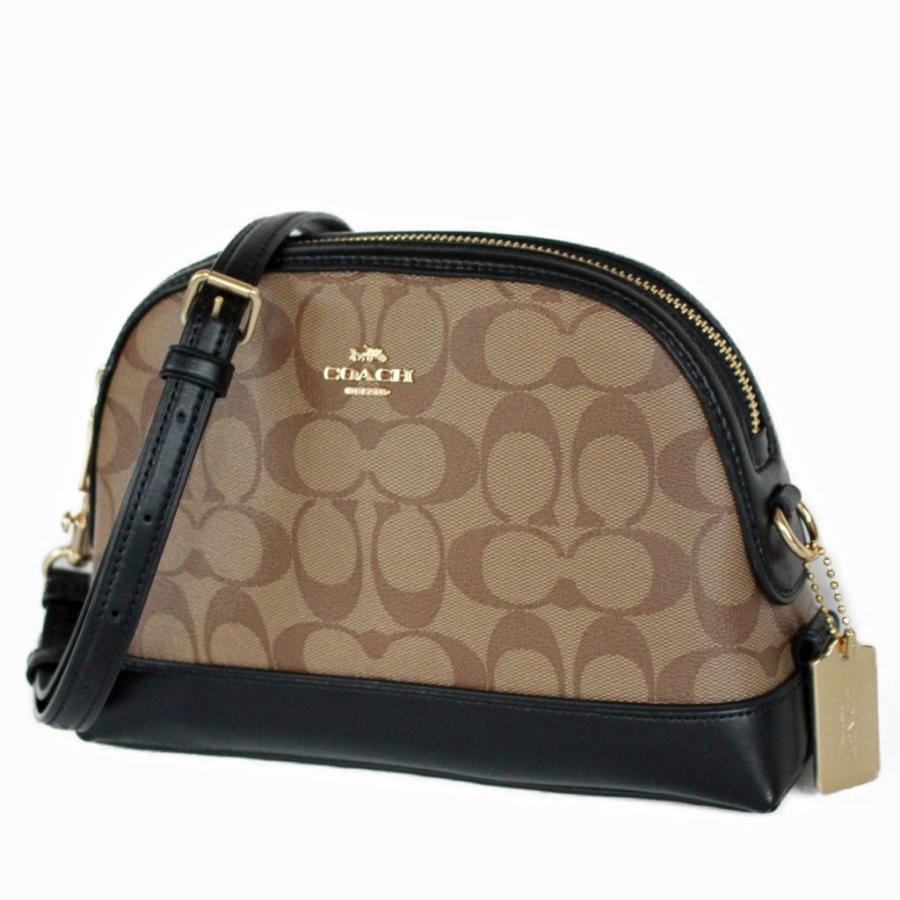コーチ バッグ ショルダーバッグ ポシェット ミニバッグ シグネチャー アウトレット COACH DOME CROSSBODY IN SIGNATURE CANVAS | COACH | 02