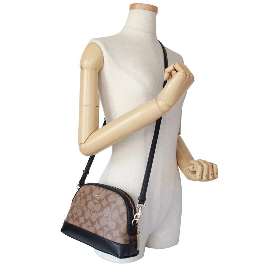 コーチ バッグ ショルダーバッグ ポシェット ミニバッグ シグネチャー アウトレット COACH DOME CROSSBODY IN SIGNATURE CANVAS | COACH | 03