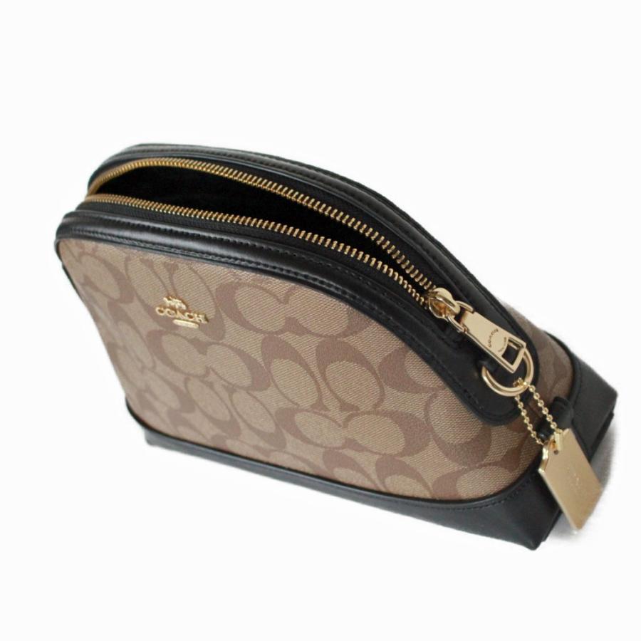 コーチ バッグ ショルダーバッグ ポシェット ミニバッグ シグネチャー アウトレット COACH DOME CROSSBODY IN SIGNATURE CANVAS | COACH | 05
