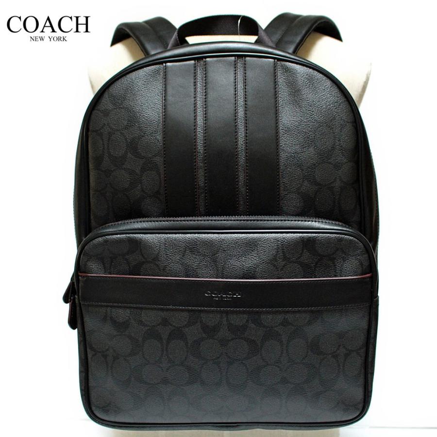 COACH コーチ リュック シグネチャー PVC レザー F23210 美品 コーチ メンズ バッグ アウトレット リュック シグネチャー