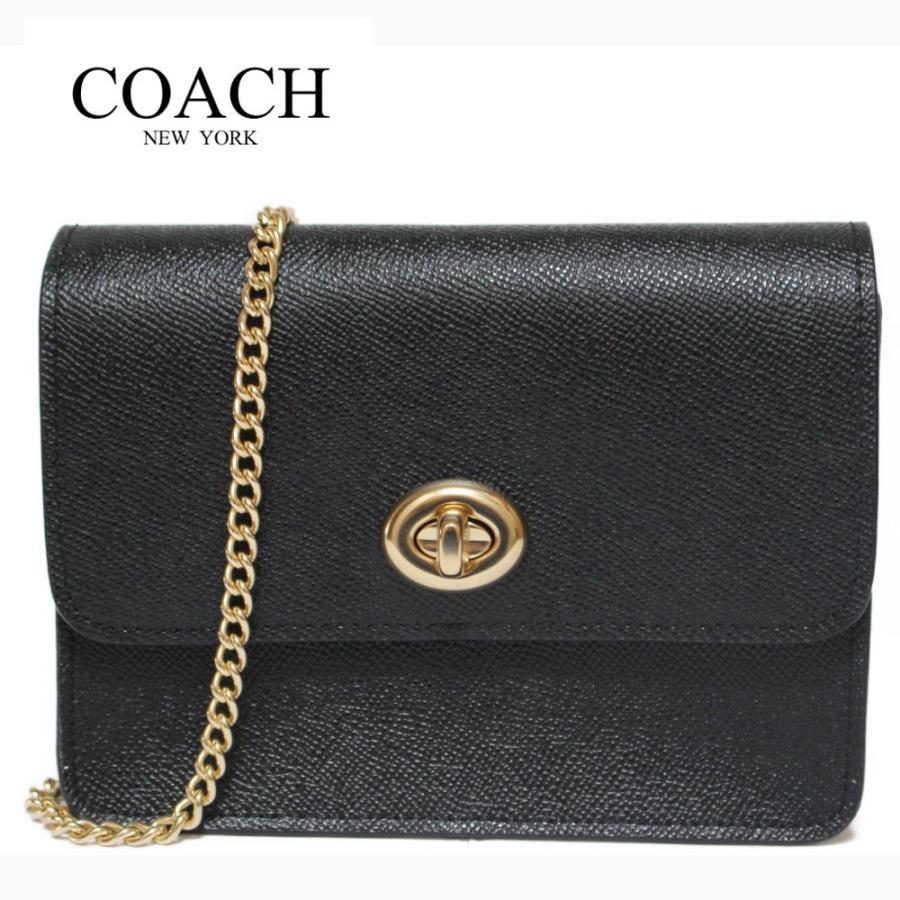 コーチ バッグ ミニショルダーバッグ クロスボディーバッグ ブラック Coach Bowery Leather Turnlock Small Crossbody Shoulder Bag Black | COACH