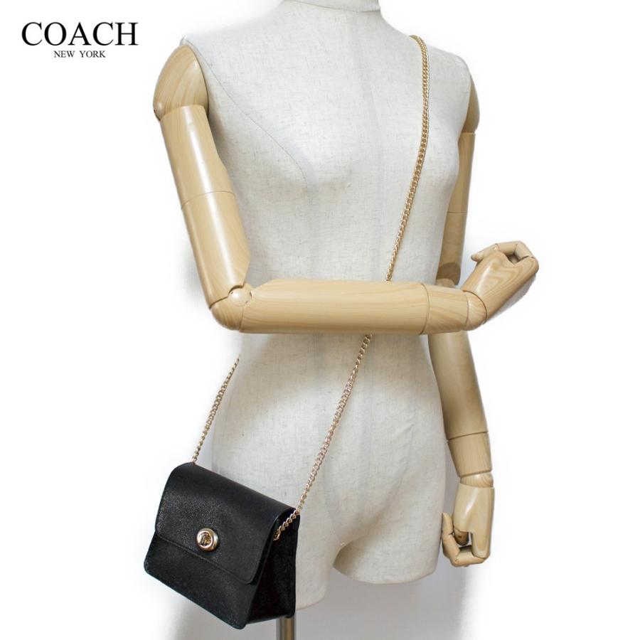 コーチ バッグ ミニショルダーバッグ クロスボディーバッグ ブラック Coach Bowery Leather Turnlock Small Crossbody Shoulder Bag Black | COACH | 02