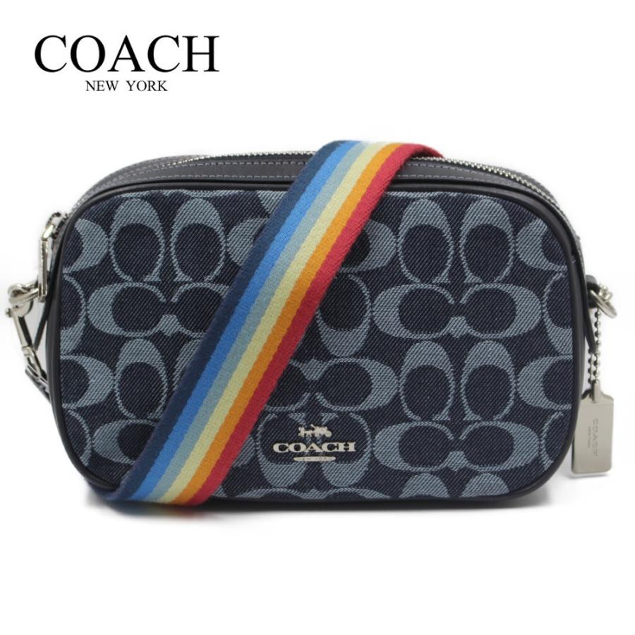 コーチ バッグ ショルダーバッグ ミニポシェット シグネチャー アウトレット COACH ISLA CHAIN CROSSBODY IN SIGNATURE DENIM WITH CHERRY PRINT | COACH