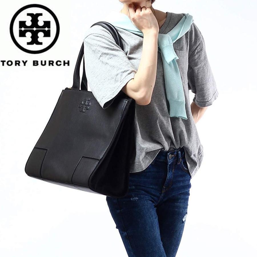 A4可 美品 トリーバーチ レザー トートバッグ エラ エンボス 大容量 黒 61l8VtLp53L._UY350_.jpg