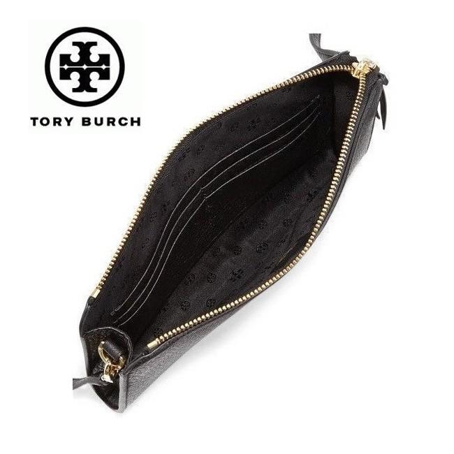 トリーバーチ バッグ ウォレット クロスボディー ショルダーバッグ ブラック Tory Burch BRODY PEBBLED WALLET  CROSSBODY Black :tb49123:モッドストア - 通販 - Yahoo!ショッピング