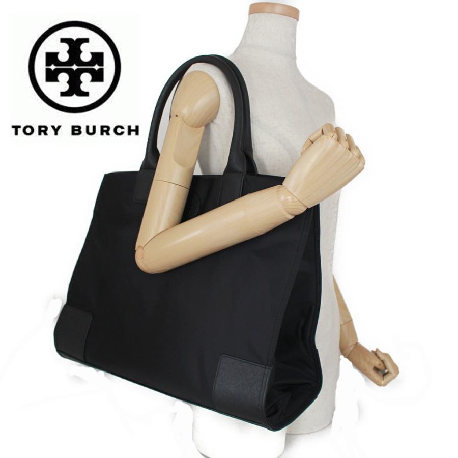 Tory Burch トリーバーチ トートバッグ ブラック A4 大容量 エラ トリーバーチ TORY BURCH トリーバーチ トートバッグ レディース