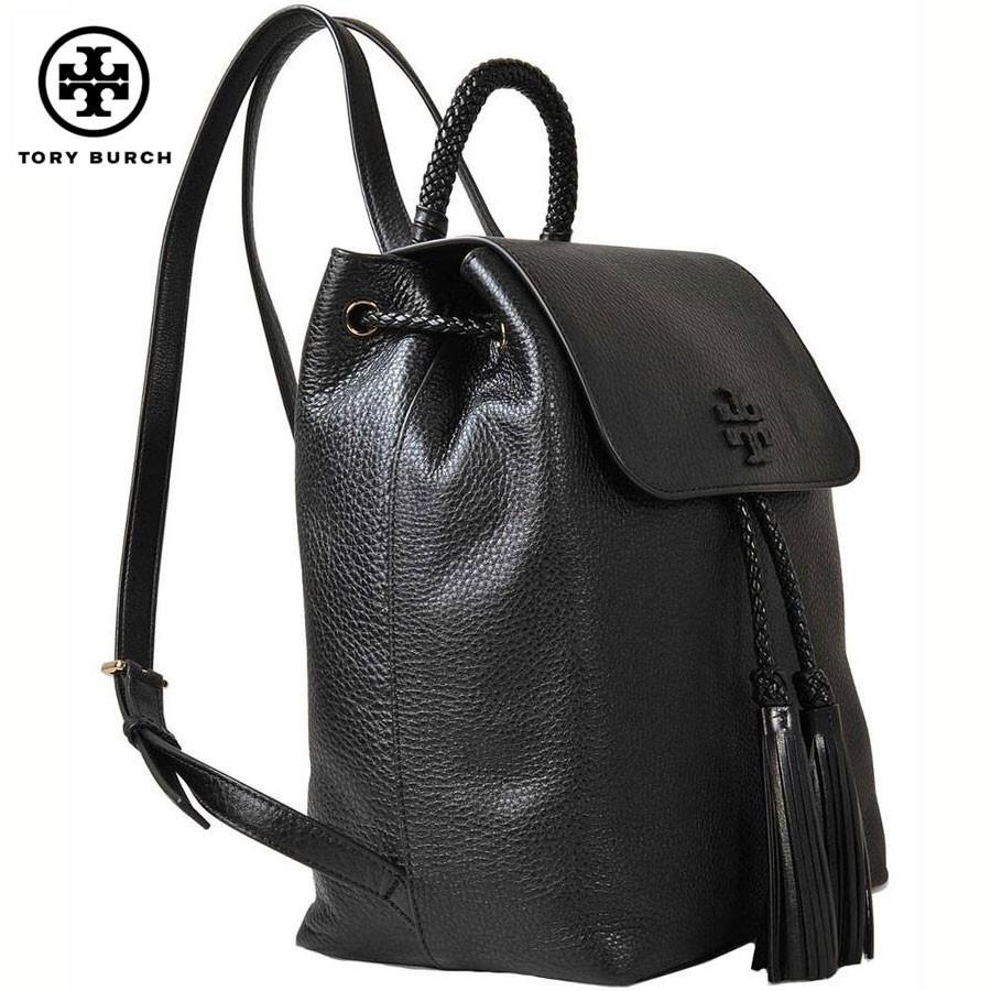 トリーバーチ バッグ リュック タッセル付 レザー バックパック ブラック Tory Burch Taylor Backpack