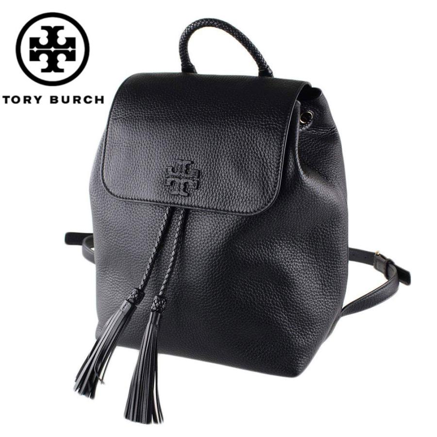 トリーバーチ バッグ リュック タッセル付 レザー バックパック ブラック Tory Burch Taylor Backpack