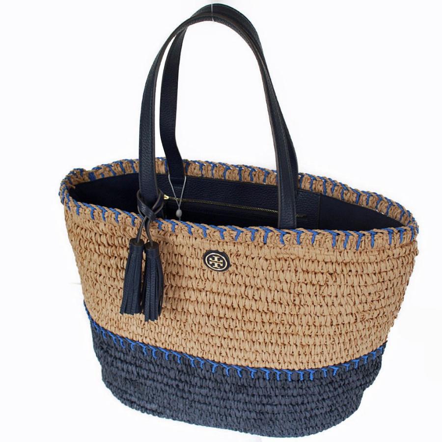 トリーバーチ バッグ かごバッグ トートバッグ タッセル付き Tory Burch STRAW TOTE｜modstore｜04