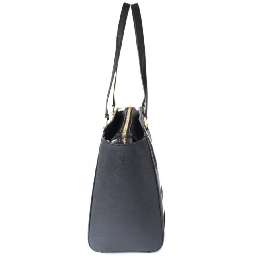 Tory Burch トリーバーチ　センタージップ トートバッグ　黒 肩掛け ペリー スモール ジップトートバッグ（トートバッグ）｜TORY