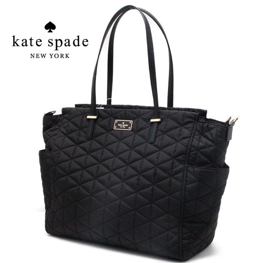 ケイトスペード バッグ ナイロン キルティング マザーズバッグ ブラック KATE SPADE Quilted Kaylie BabyBag