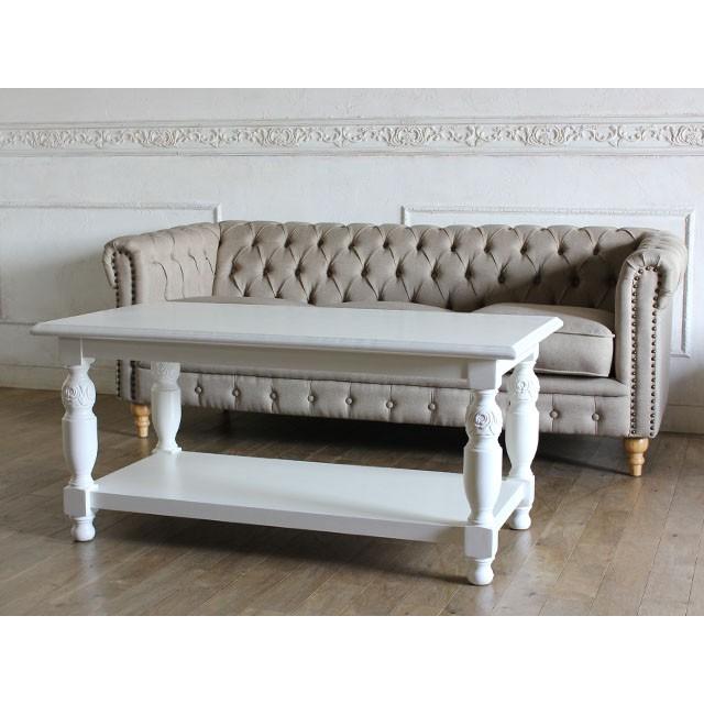 ローテーブル アンティーク ロココ コーヒーテーブル エレガント