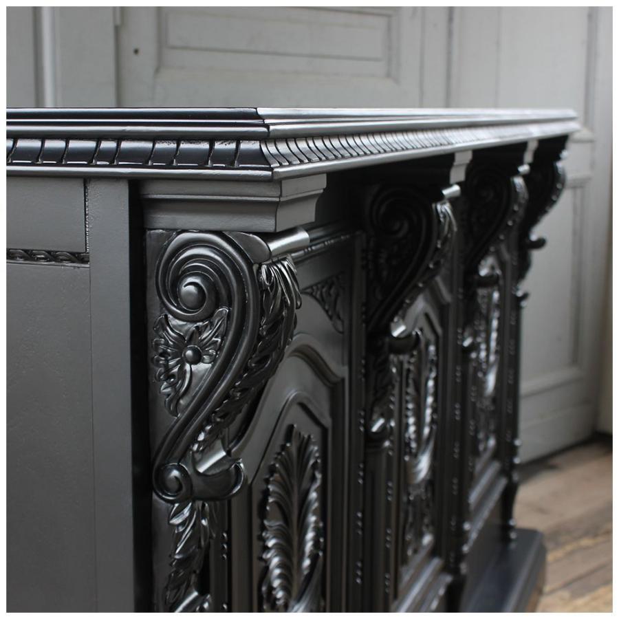 レジカウンター バーテーブル アンティーク 収納 受付カウンター