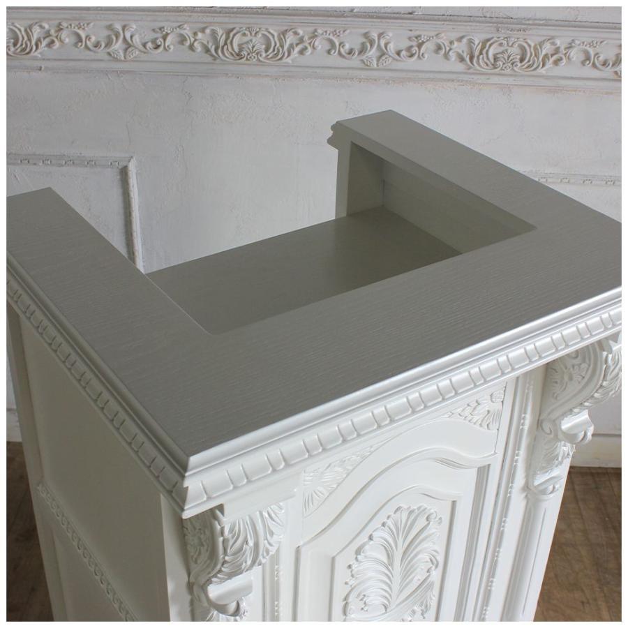 ロココ様式レジカウンター　　アンティーク調/ロココ調/レジ台/受付カウンター 楽天市場】アンティーク カウンター ロココ調家具 レジ