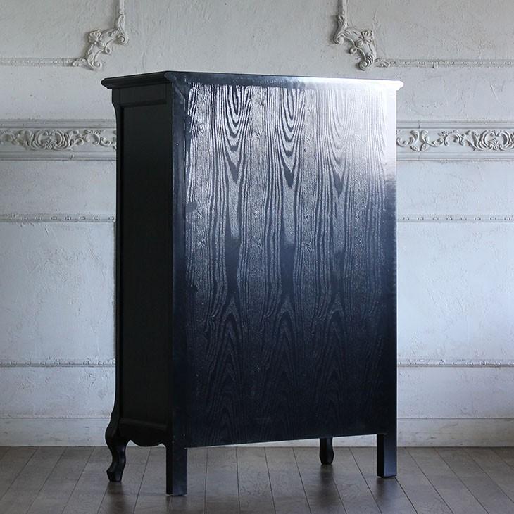 キャビネット アンティーク 靴棚 シューズラック ロココ