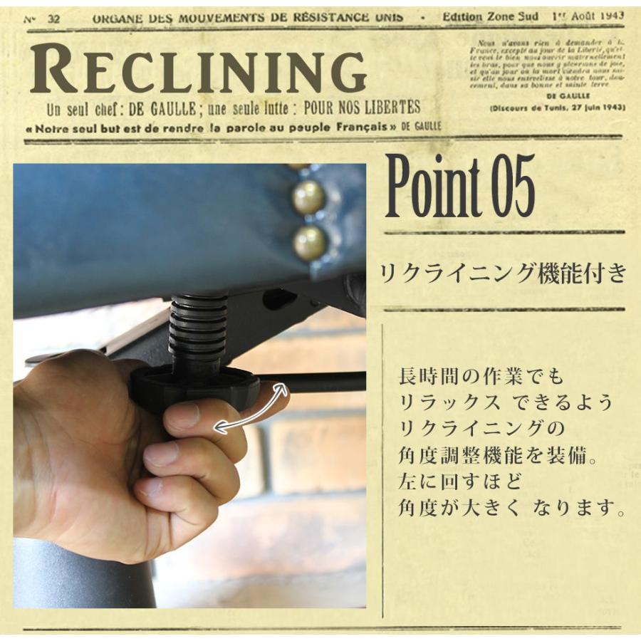 ヴィンセントシリーズ オフィスチェア スモーキーブラックPUレザー(合