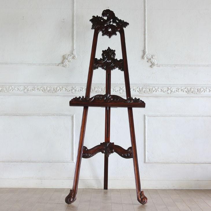 イーゼル アンティーク メニュースタンド mg201 リプロ C 71*20*188 アンティーク モデュロール 天然木