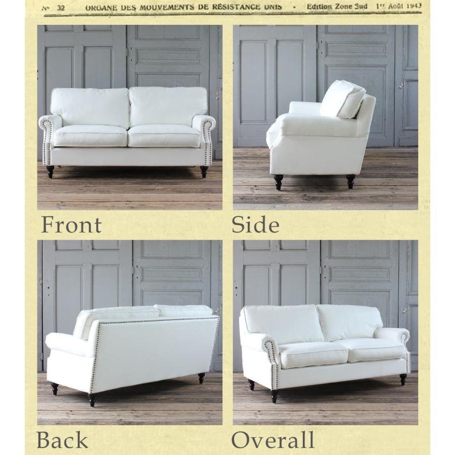 ビンテージ アーム ソファ 2人掛け 西海岸 アンティーク PUレザー 合皮