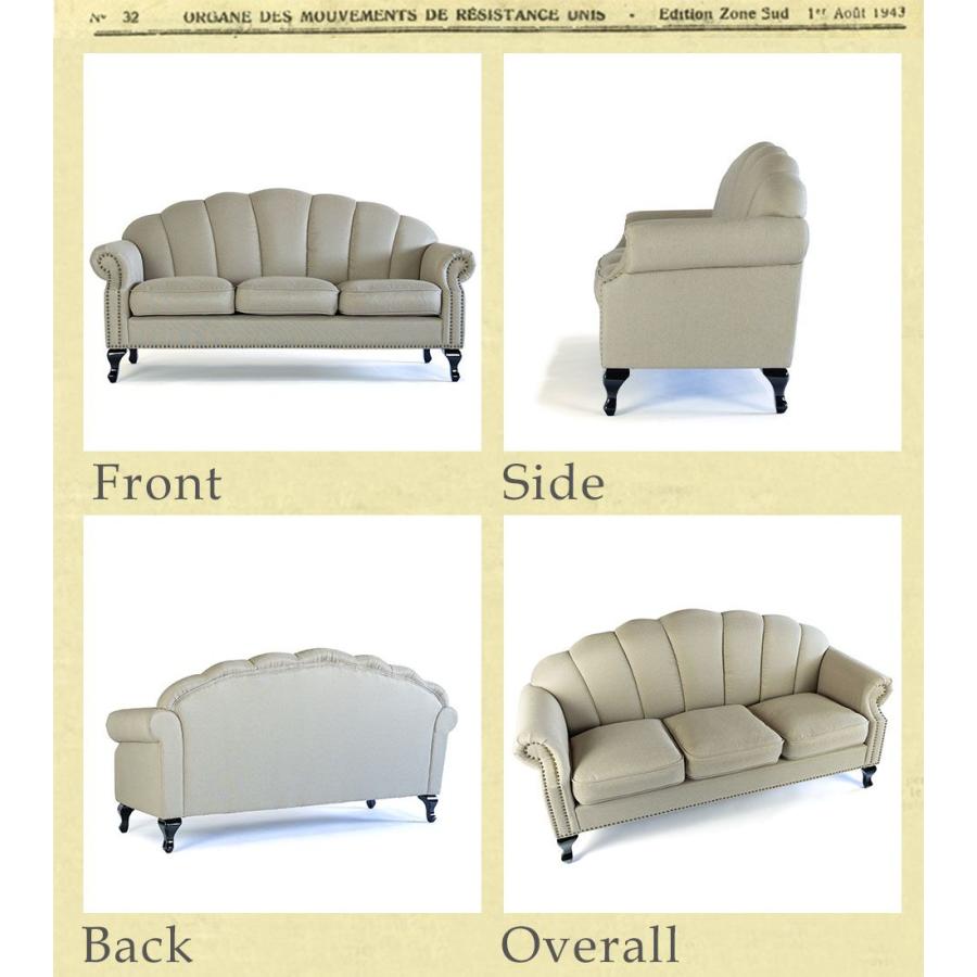 アンティーク 3人掛けソファ Knot antiques BRUCK SOFA 3P / ノットアンティークス ブルック