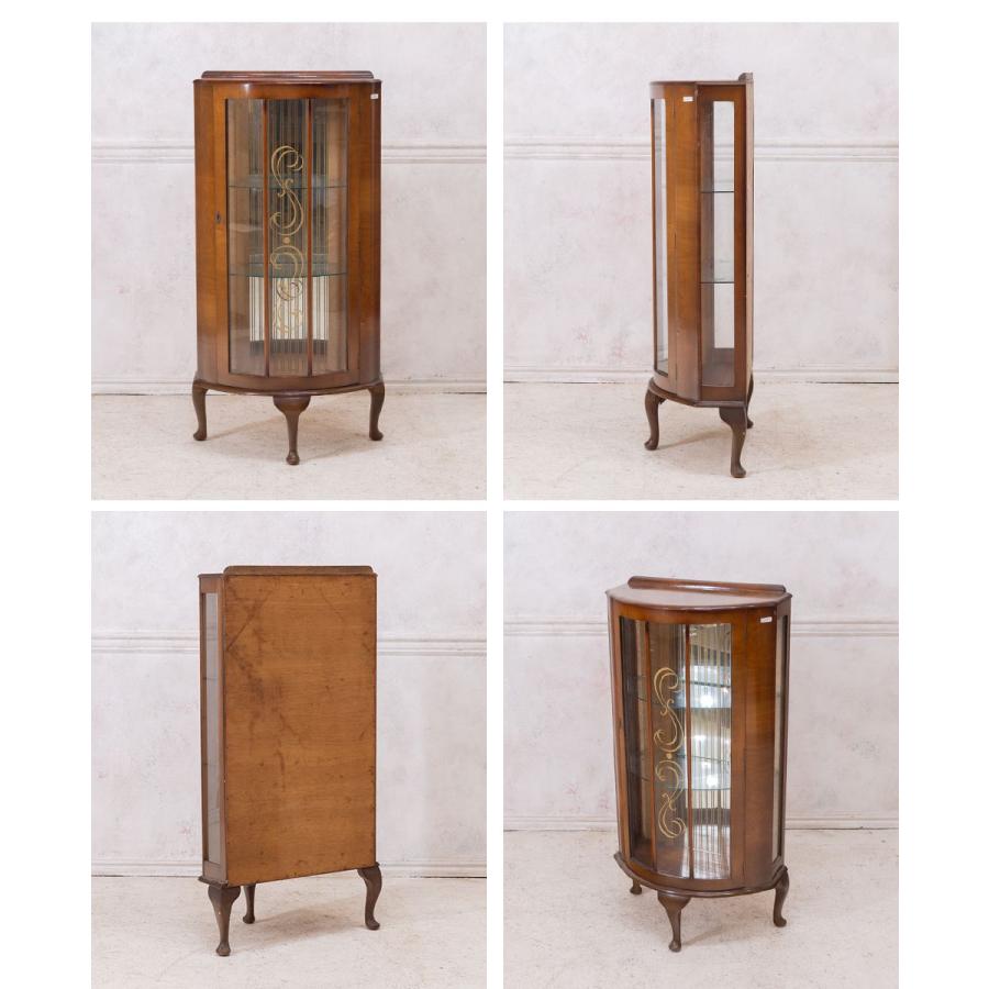 イギリス アンティーク 家具 サイドボード キャビネット 什器 英国 6478c 送料無料 アンティーク家具 チャイナキャビネット ショーケース